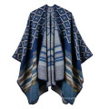 Fashion Light Comfortable Pretty Woman Girl AZTEC and stripe Poncho & Wraps viscose fake pashmina shawl turkish pashmina